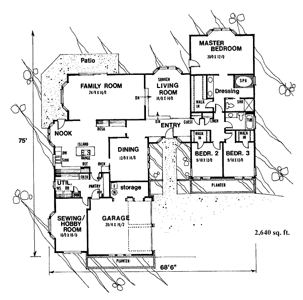 main floor house blueprint