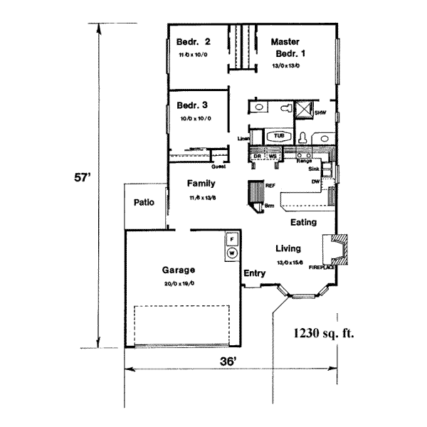main floor house blueprint
