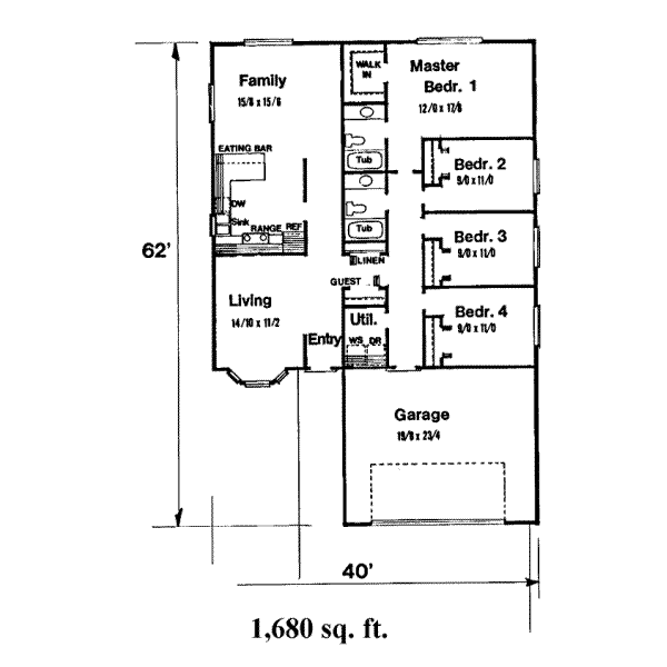 main floor house blueprint