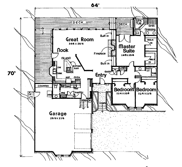 main floor house blueprint