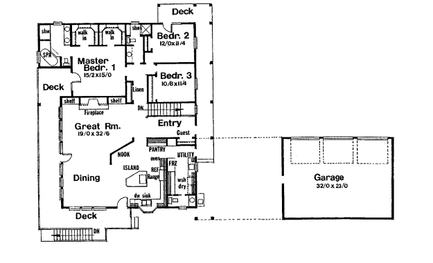 main floor house blueprint