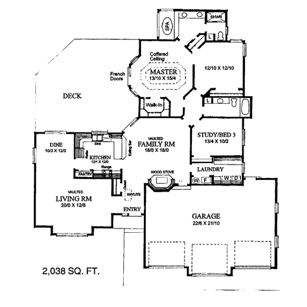 main floor house blueprint