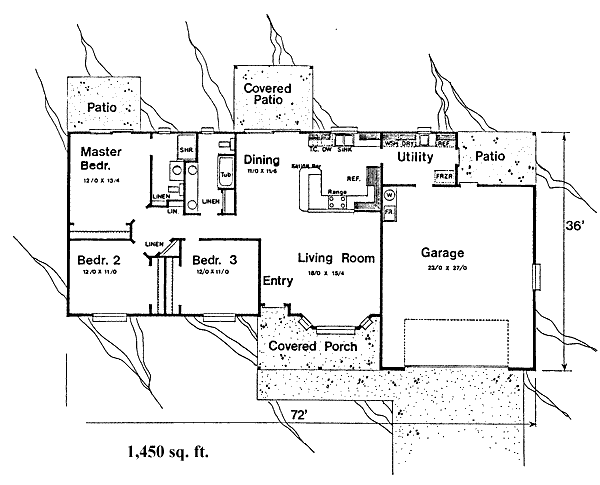 main floor house blueprint