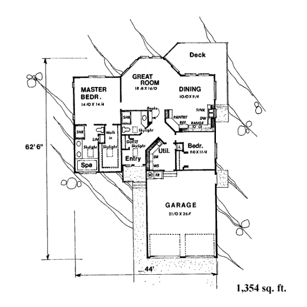 main floor house blueprint