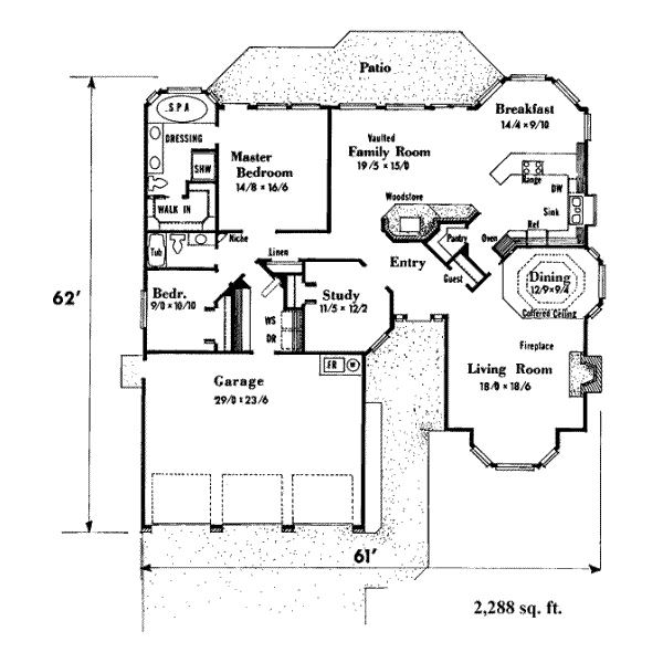 main floor house blueprint