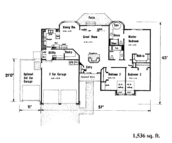 main floor house blueprint