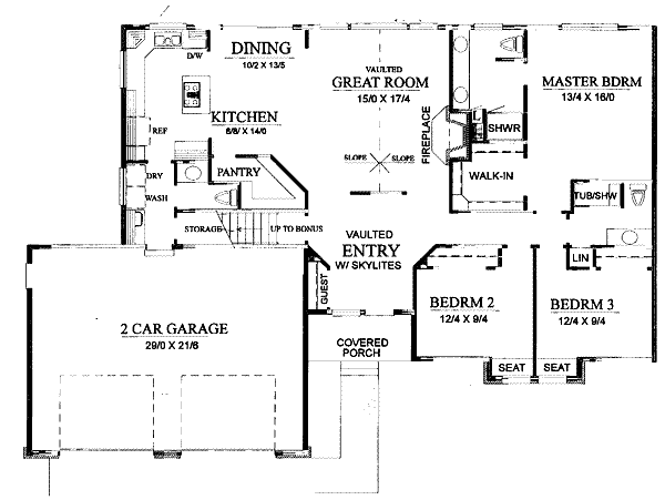 main floor house blueprint