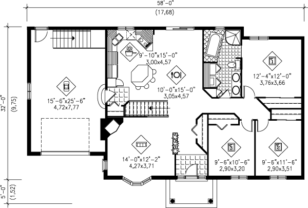 main floor house blueprint