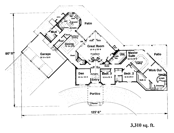 main floor house blueprint