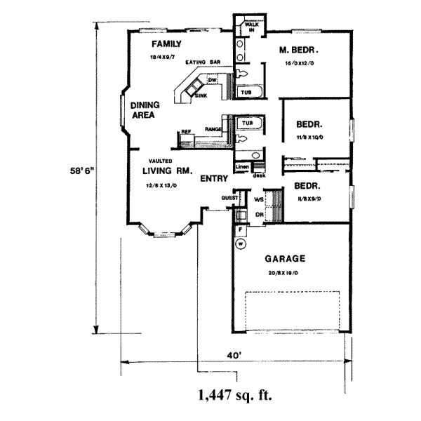 main floor house blueprint