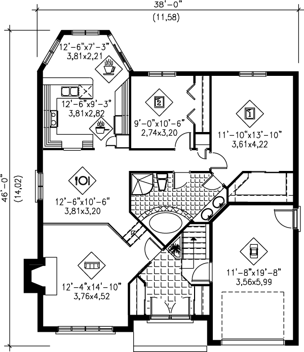 main floor house blueprint