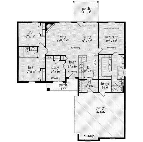 main floor house blueprint