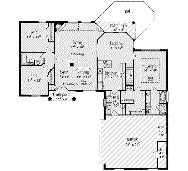 main floor house blueprint
