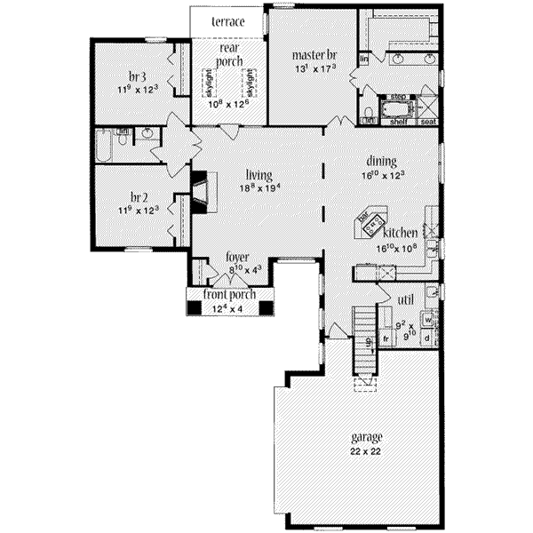 main floor house blueprint