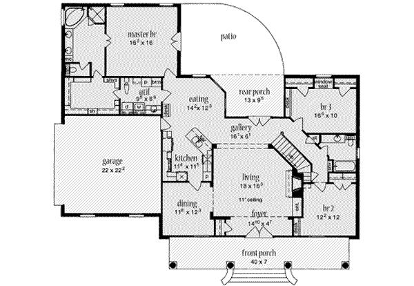 main floor house blueprint
