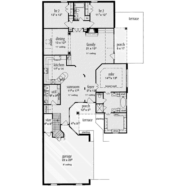 main floor house blueprint