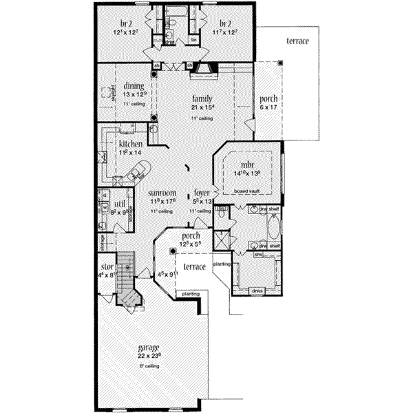 main floor house blueprint