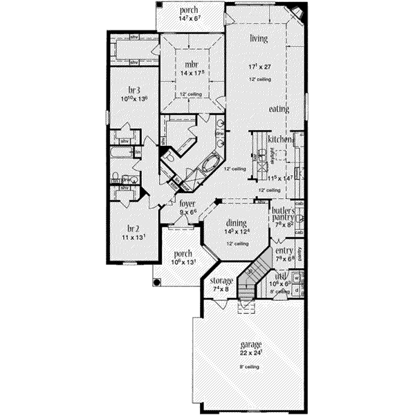 main floor house blueprint