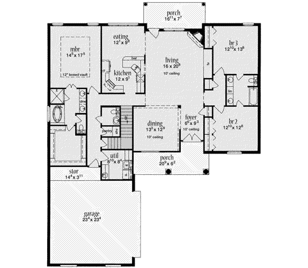 main floor house blueprint