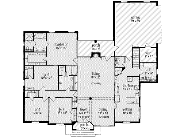 main floor house blueprint