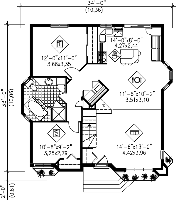 main floor house blueprint