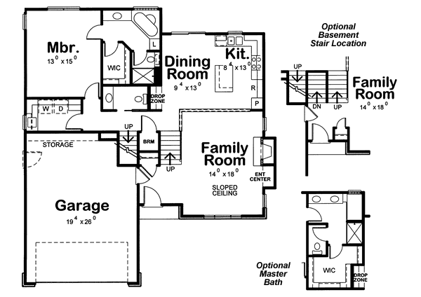 main floor house blueprint