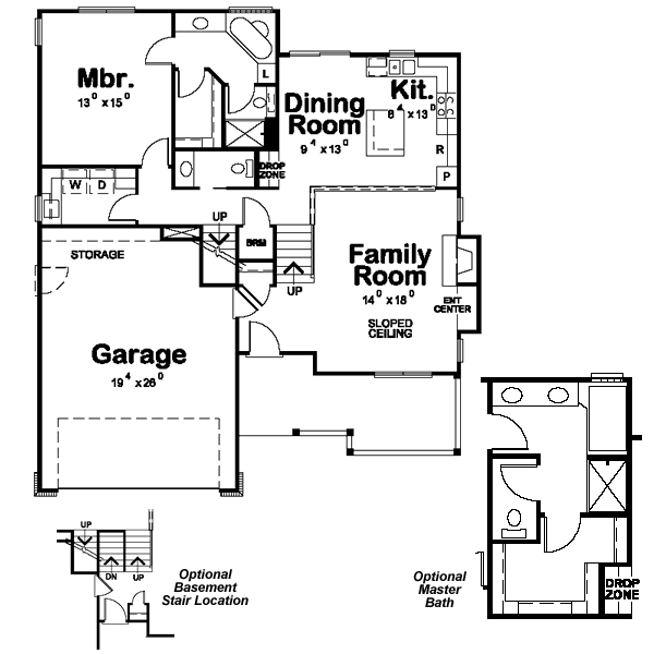 main floor house blueprint