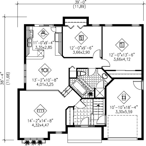 main floor house blueprint