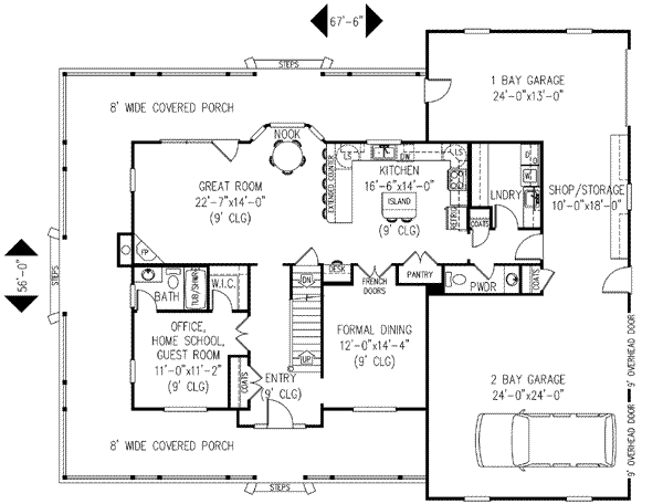 main floor house blueprint