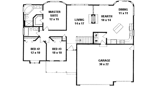 main floor house blueprint