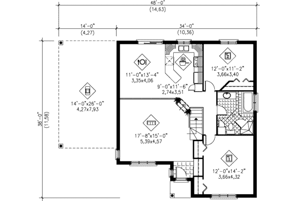 main floor house blueprint