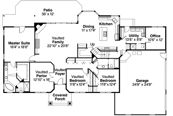 main floor house blueprint