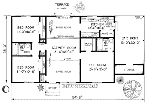 main floor house blueprint