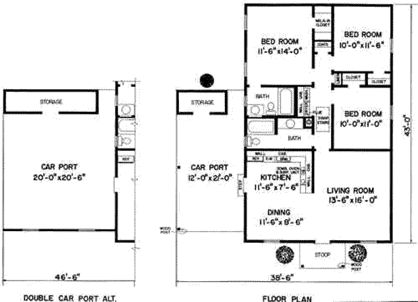 main floor house blueprint