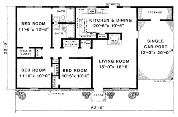 main floor house blueprint