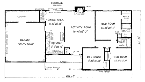 main floor house blueprint