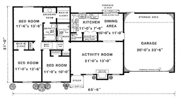 main floor house blueprint