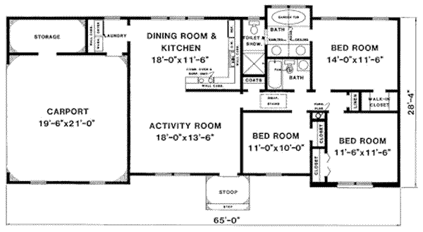 main floor house blueprint