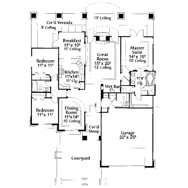 main floor house blueprint