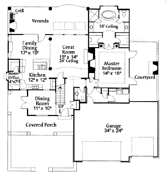 main floor house blueprint