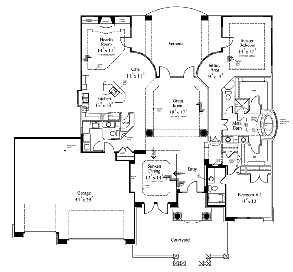 main floor house blueprint