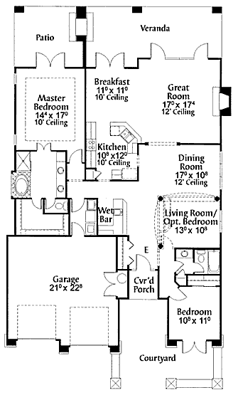 main floor house blueprint