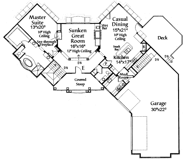 main floor house blueprint