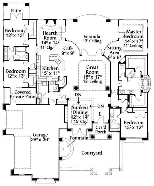 main floor house blueprint