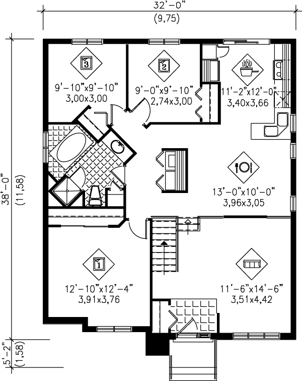 main floor house blueprint