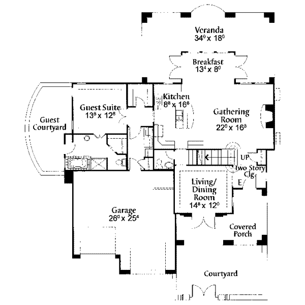 main floor house blueprint