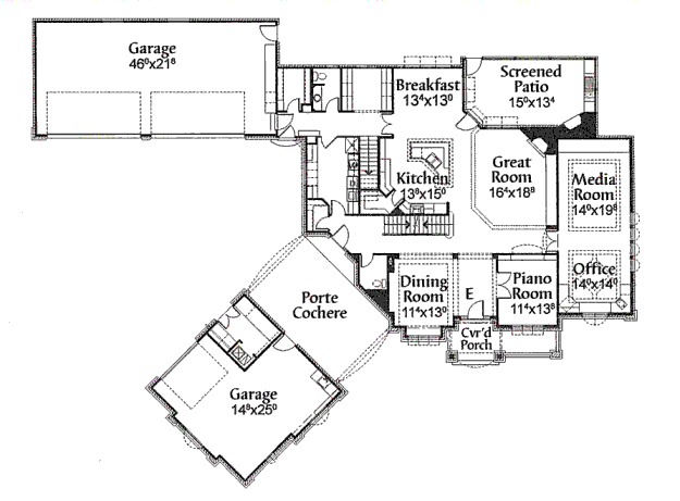 main floor house blueprint
