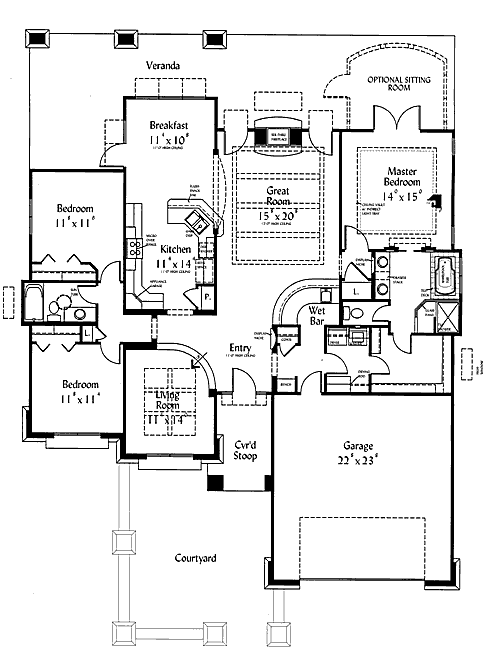 main floor house blueprint