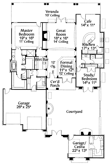 main floor house blueprint