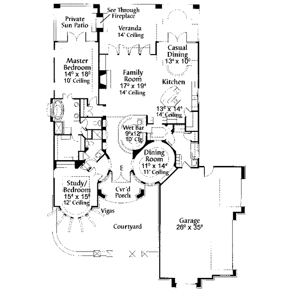 main floor house blueprint